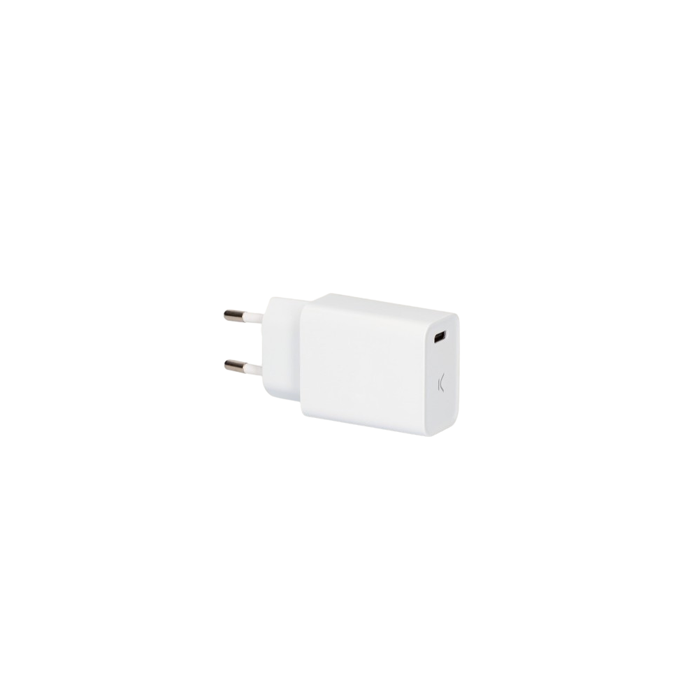 Chargeur Mural KSIX Pour iPhone Type-C / 20W / Blanc