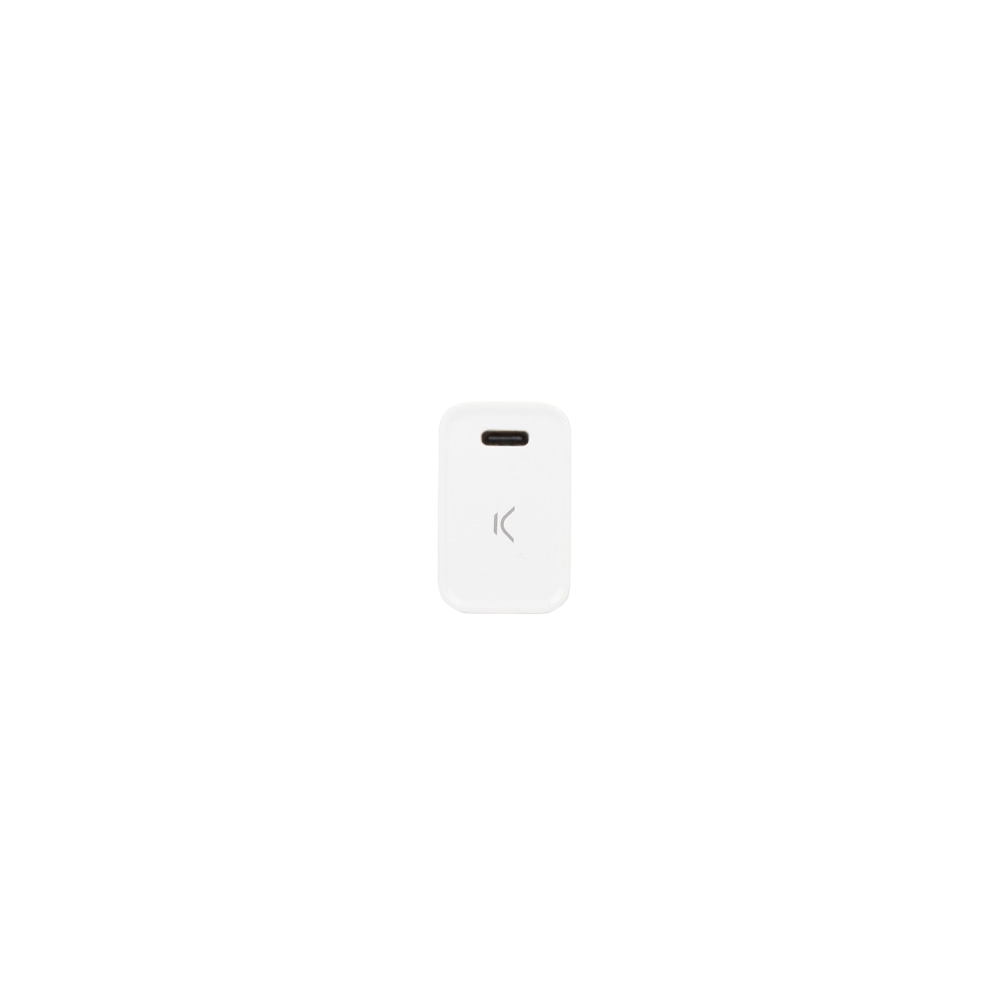 Chargeur Mural KSIX Pour iPhone Type-C / 20W / Blanc
