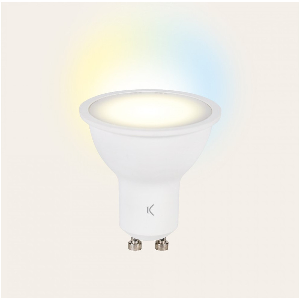 2 LAMPES KSIX SMART / WIFI / 5,5W / LED CULOT GU10 CCT