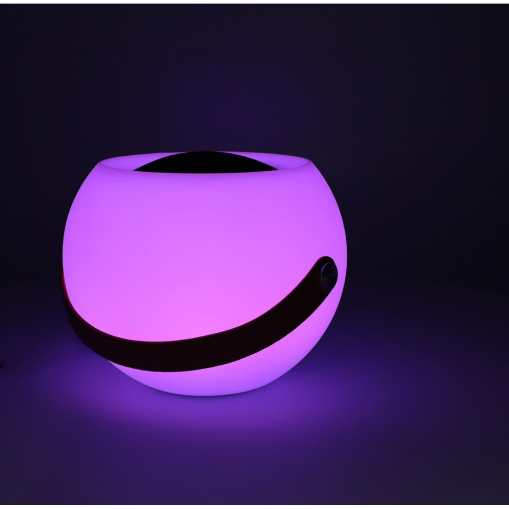 LAMPE BUBBLE AVEC ENCEINTE BLUETOOTH KSIX BXLAMP01/ 5W / Blanc