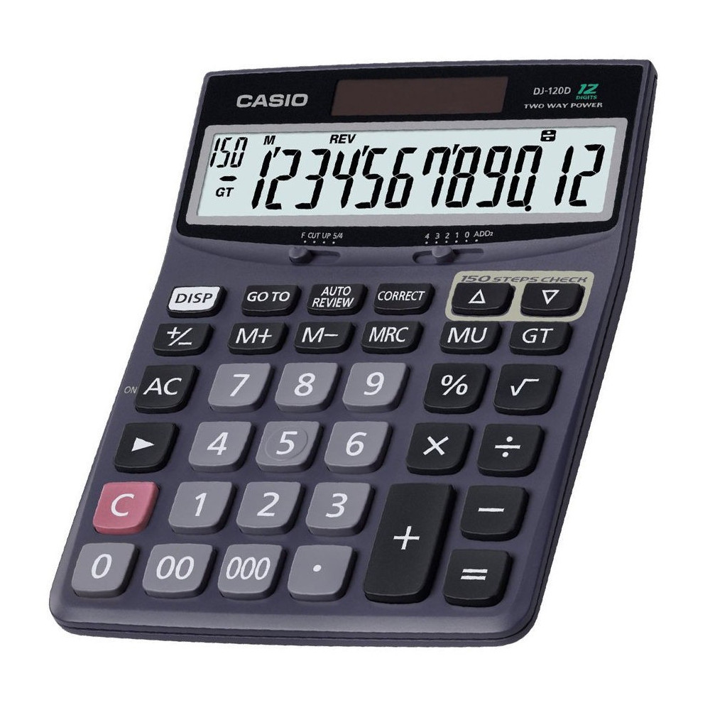 Calculatrice Casio DJ-120D / Noir