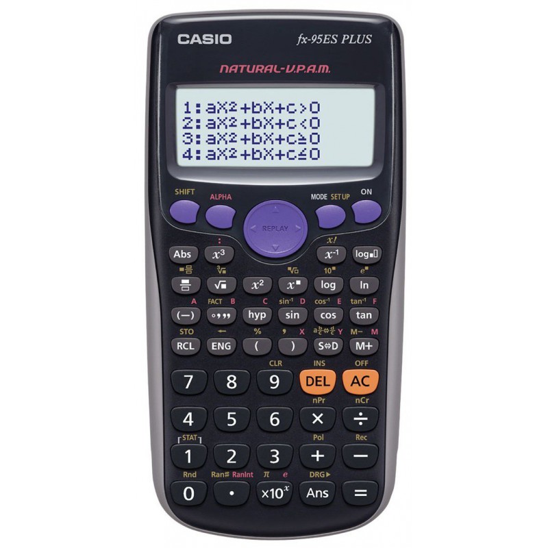 Calculatrice Scientifique Casio FX-95ES Plus / Noir