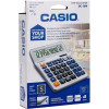CALCULATRICE DE BUREAU CASIO DC-12M / 12 CHIFFRES / PILLE OU SOLAIRE / Gris