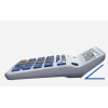 CALCULATRICE DE BUREAU CASIO DC-12M / 12 CHIFFRES / PILLE OU SOLAIRE / Gris