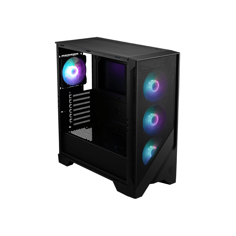 Boîtier Gaming Moyen MSI MAG FORGE 320R AIRFLOW / ATX / ARGB / Noir