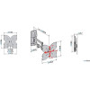 SUPPORT MURAL MELICONI POUR TV 26"-40" / 200SDR