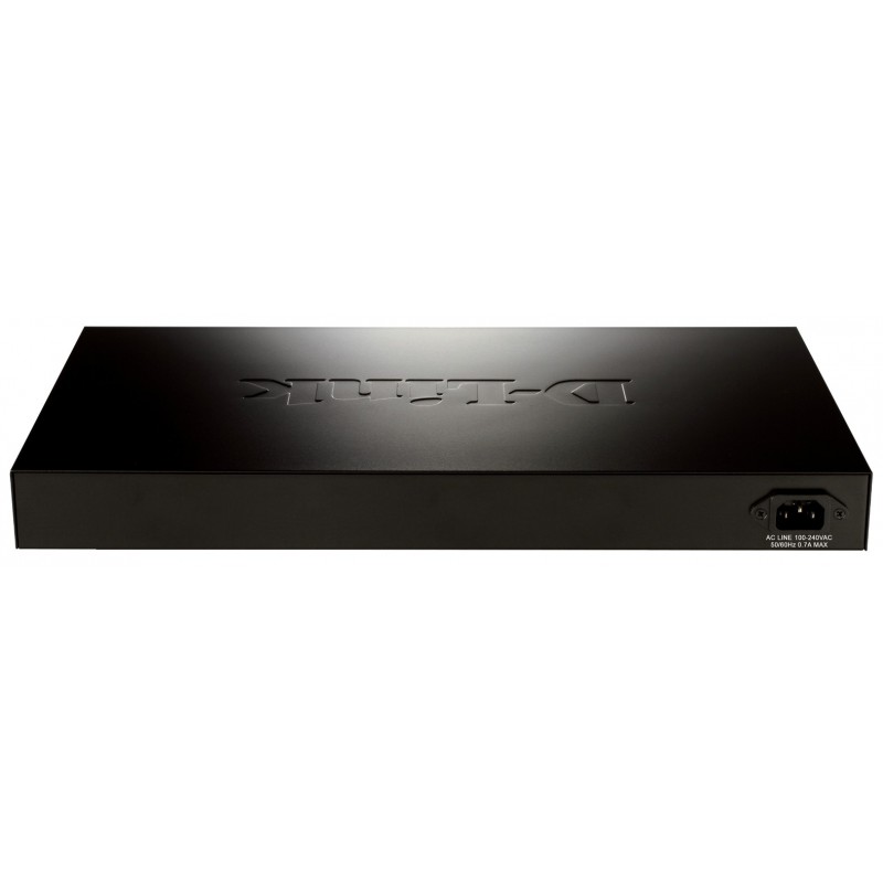 Switch D-Link DES-1210-28  24 ports 10/100 Mbps + 4 ports Gigabit