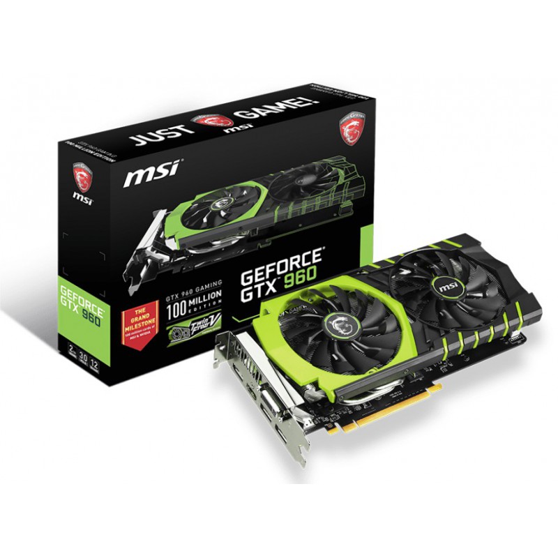 Carte graphique MSI GeForce GTX 960 Gaming 2G