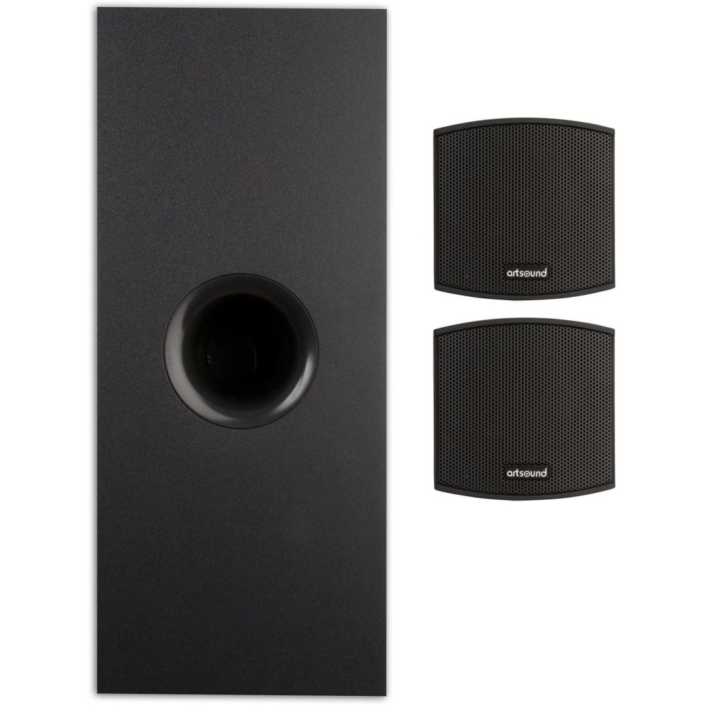 HAUT PARLEUR ARTSOUND TUTTO2.1B / NOIR