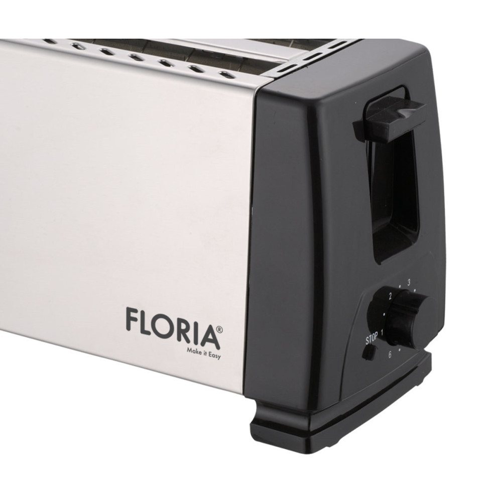 Grille pain Floria ZLN1840 À 2 FENTES / 700W / Inox
