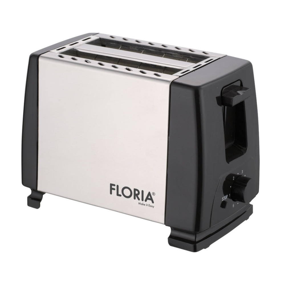 Grille pain Floria ZLN1840 À 2 FENTES / 700W / Inox