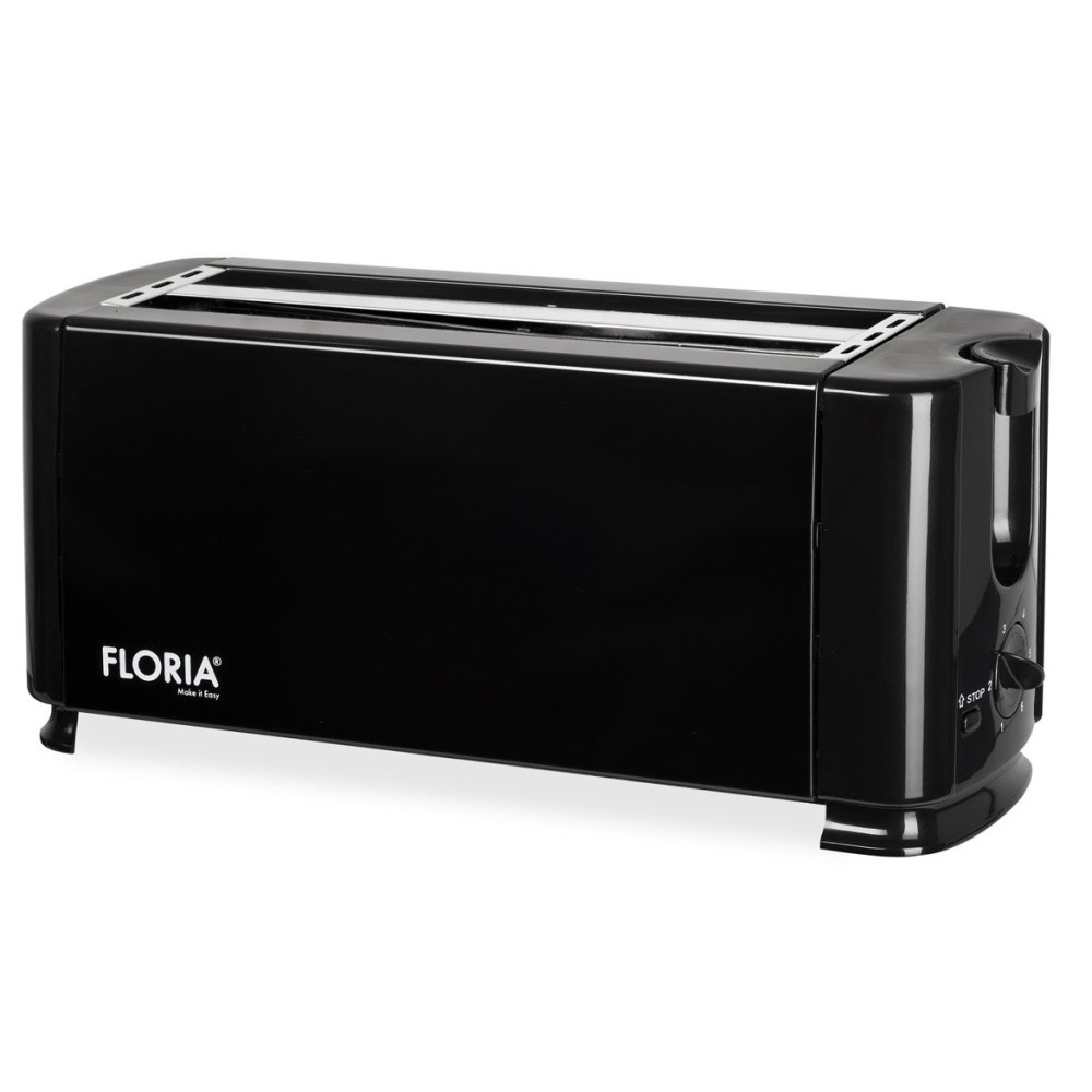 GRILLE PAIN FLORIA ZLN2706 À 4 EMPLACEMENTS / 1000W / NOIR