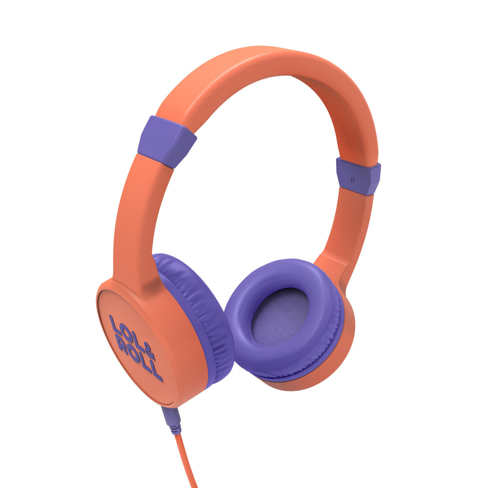 CASQUE FILAIRE ENERGY SISTEM LOL&ROLL POP POUR ENFANT / ORANGE