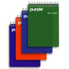 BLOC NOTE WIRO 160 PAGES A6 VELVET ASSORTIS /  PURPLE