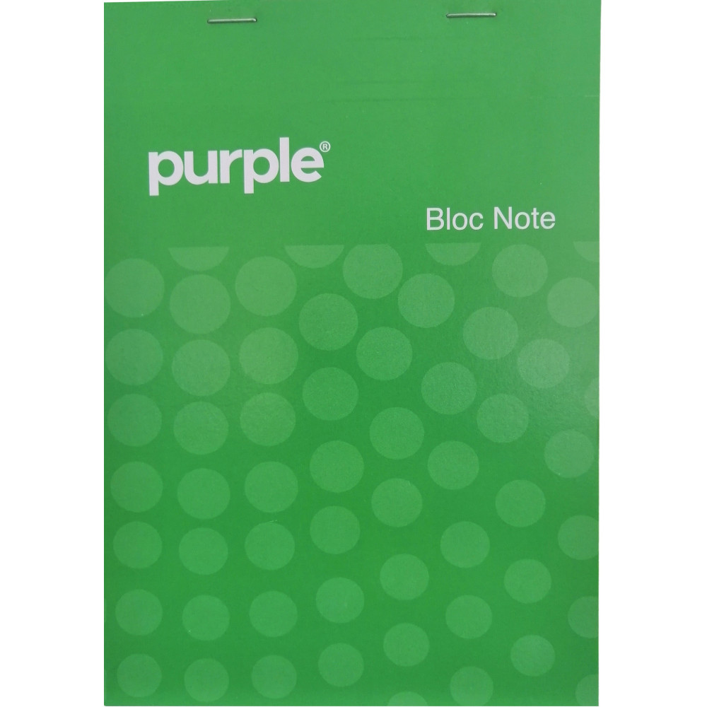 BLOC NOTE 160 PAGES A6 ESSENTIAL ASSORTIS PURPLE