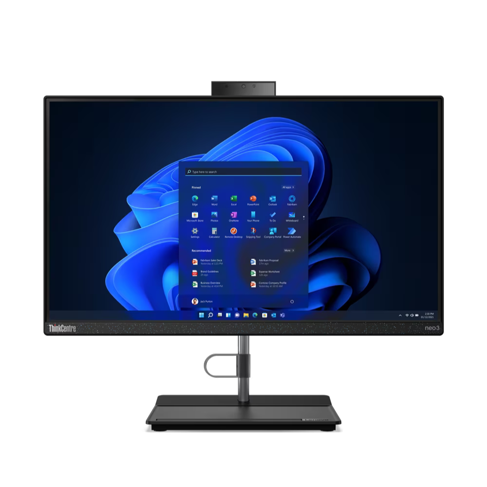 ALL IN ONE LENOVO think  Neo 30a I5-12450H 4G 256SSD 21.5"FHDBLACK
