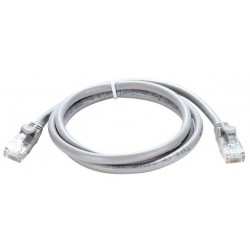 Câble RJ45 Cat6 UTP 0.5M Gris