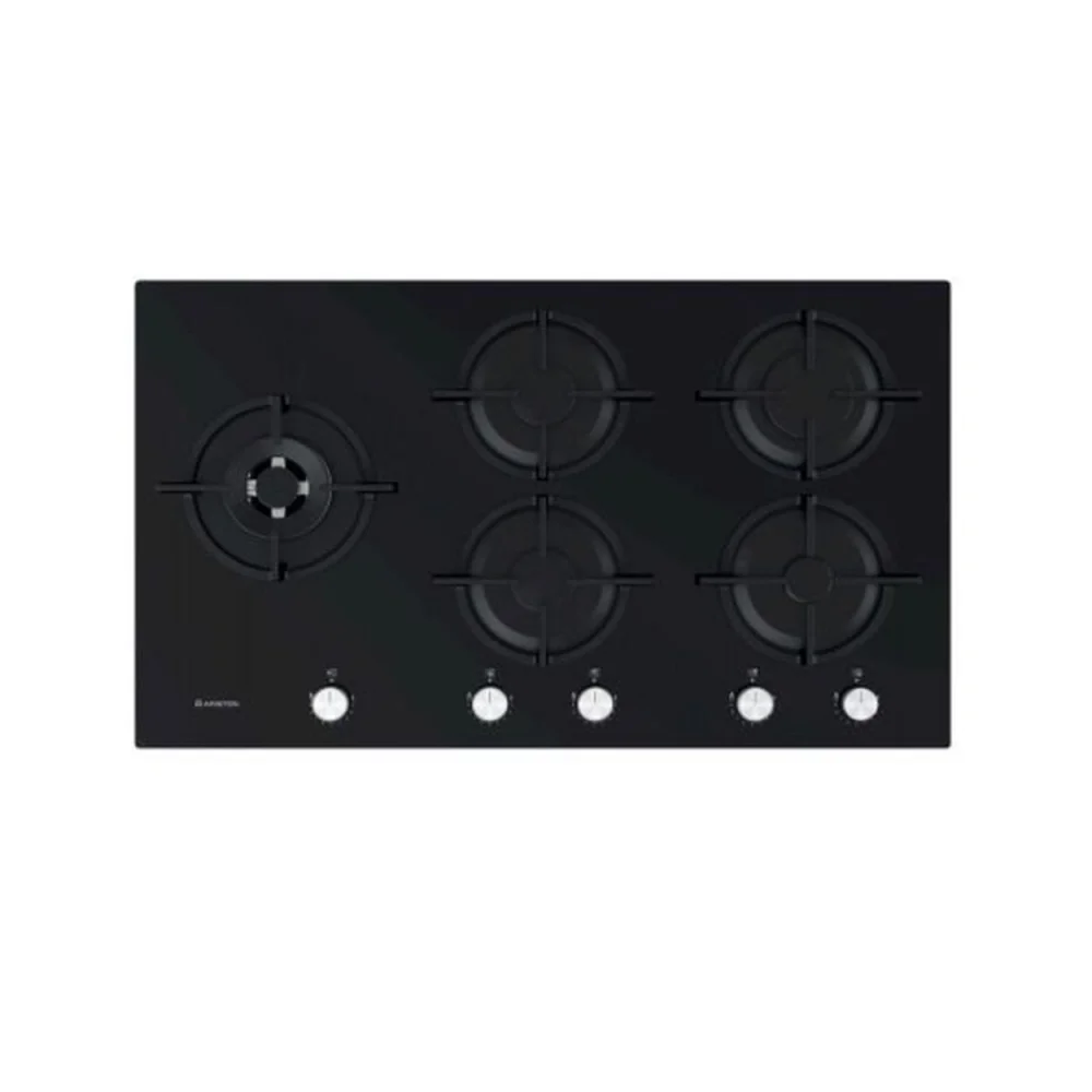 PLAQUE DE CUISSON ARISTON / AGS 92S/BK / 90CM  / VERRE NOIR