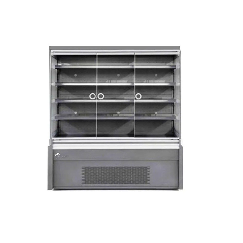 Vitrines Groupe Logés Verticales Ventilé MontBlanc Jonquille / Silver