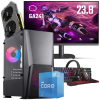 Setup Gamer Special Pc de Bureau Gaming / i3-10105F / RTX 3050 8G / 16 Go Avec Écran Cooler Master 24" Full HD VA 100 Hz