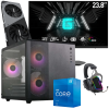 Setup Gamer Special Pc de Bureau Gaming / i5-11400F / RTX 4060 8G / 16 Go Avec Écran MSI 24" Full HD IPS 180 Hz