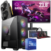 Setup Gamer Special Pc de Bureau Gaming / i5-10400F / GTX 1650 4G / 16 Go Avec Écran Cooler Master 24" Full HD VA 100 Hz