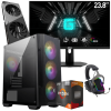 Setup Gamer Special Pc de Bureau Gaming / Ryzen 5 5600X / RTX 4060 Ti 8G / 16 Go Avec Écran MSI 24" Full HD IPS 180 Hz