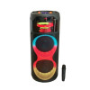 HAUT PARLEUR SANS FIL ZQS 8222 RECHARGEABLE AVEC TELECOMMANDE / NOIR