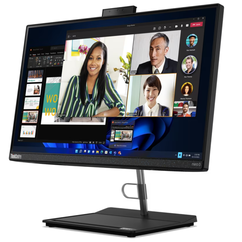 Pc de Bureau Tout En Un Lenovo ThinkCentre neo 30a 22 Gen 4 / i5-13420H / 12 Go / 512 Go SSD / Noir