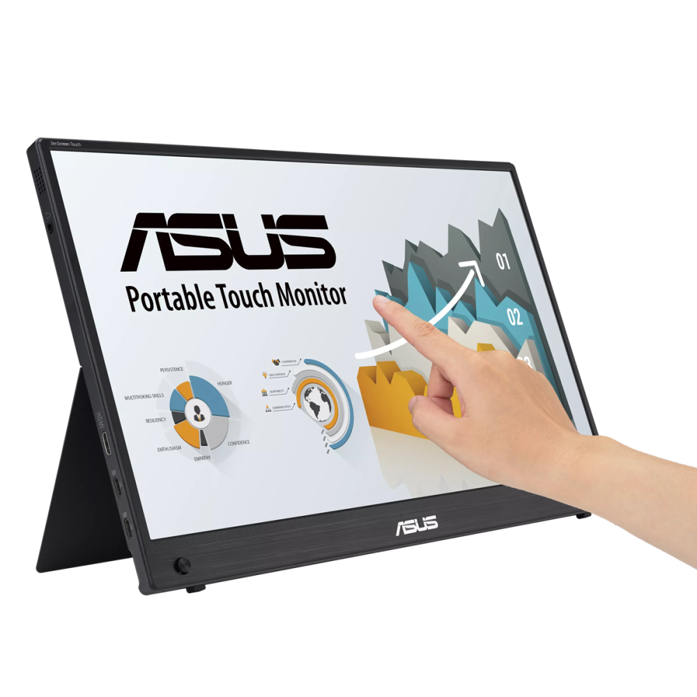 Écran Tactile ASUS ZenScreen Touch MB16AHT 15.6" Full HD IPS / 60 Hz / Noir