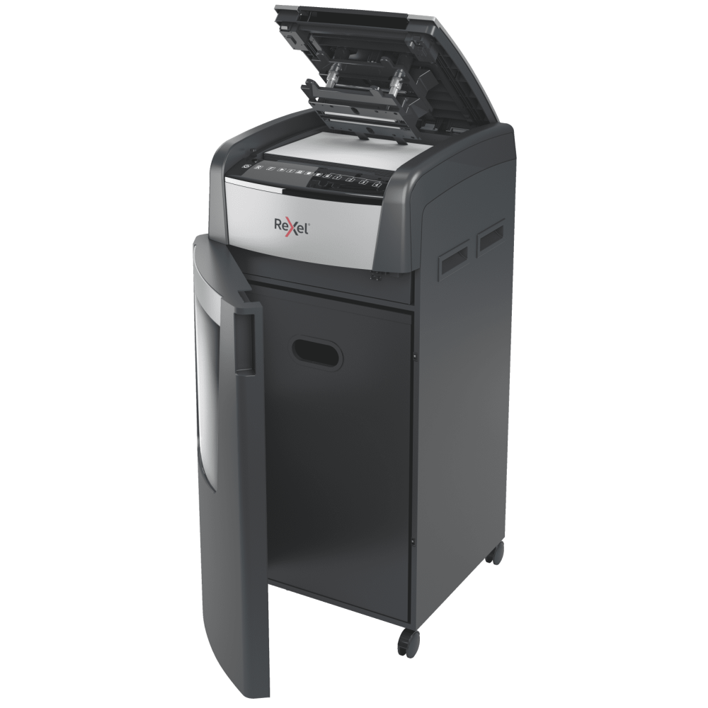 Destructeur De Documents Rexel Optimum AutoFeed+ 600M Coupe micro / Noir