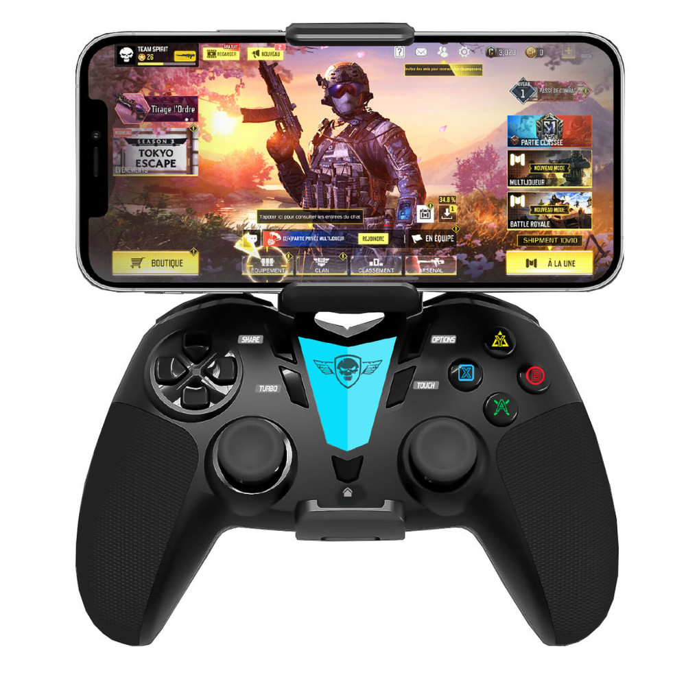 MANETTE PREDATOR POUR SMARTPHONE SUPPORT INCLUS / Noir