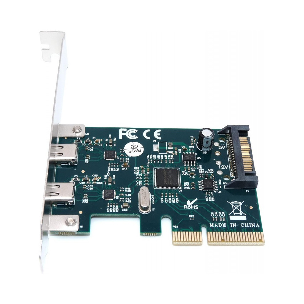 CARTE PCI Express  2 x Ports Type-C