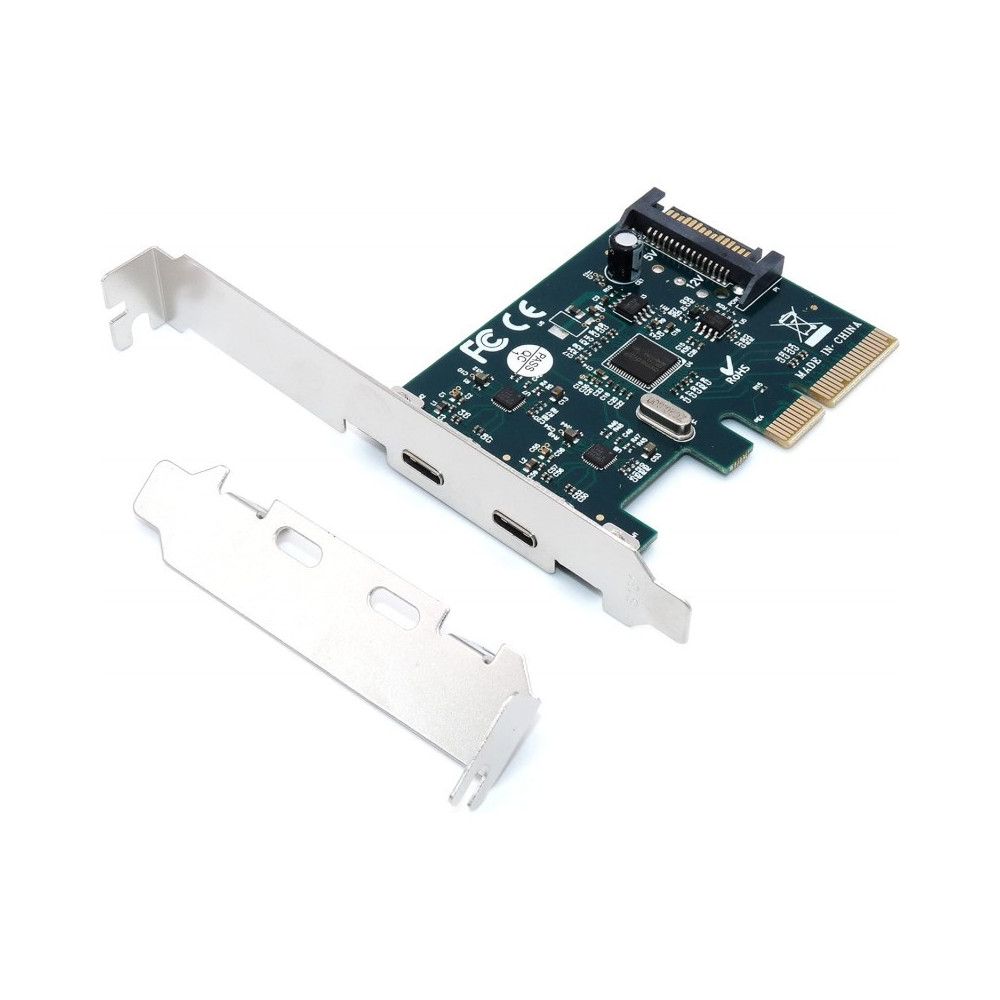 CARTE PCI Express  2 x Ports Type-C