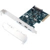 CARTE PCI Express  2 x Ports Type-C