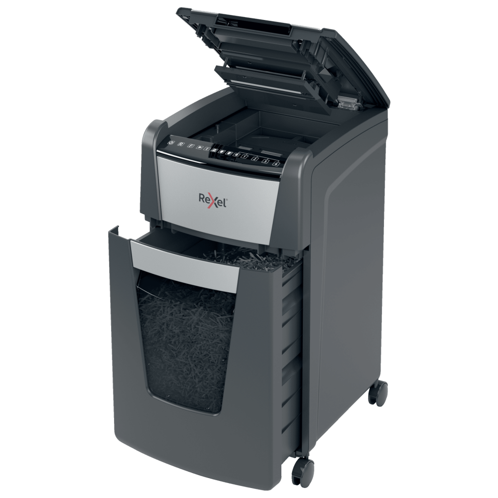 Destructeur De Documents Rexel Optimum AutoFeed+ 300X Coupe croisée / Noir