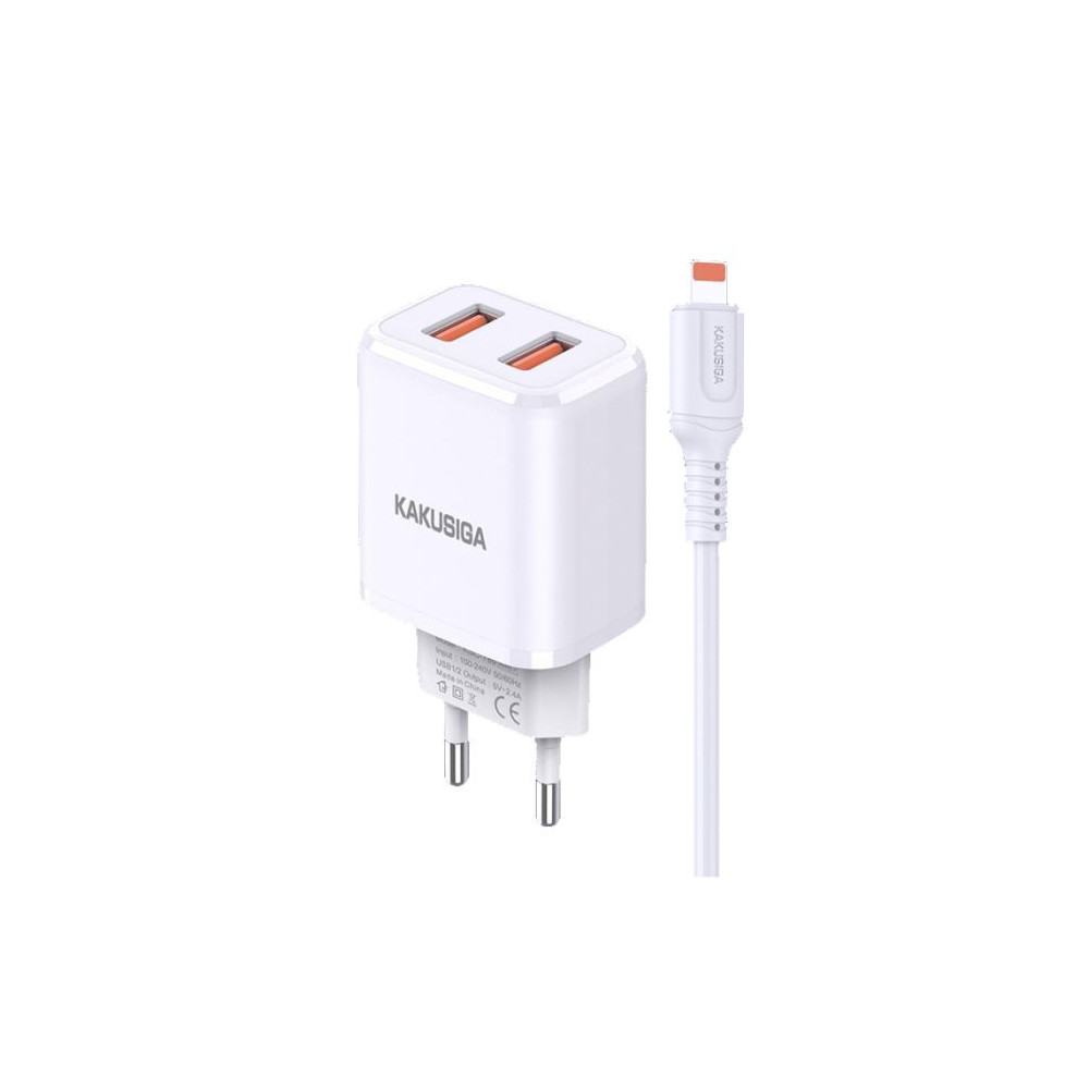CHARGEUR LIGHTNING DUAL PORT SMART