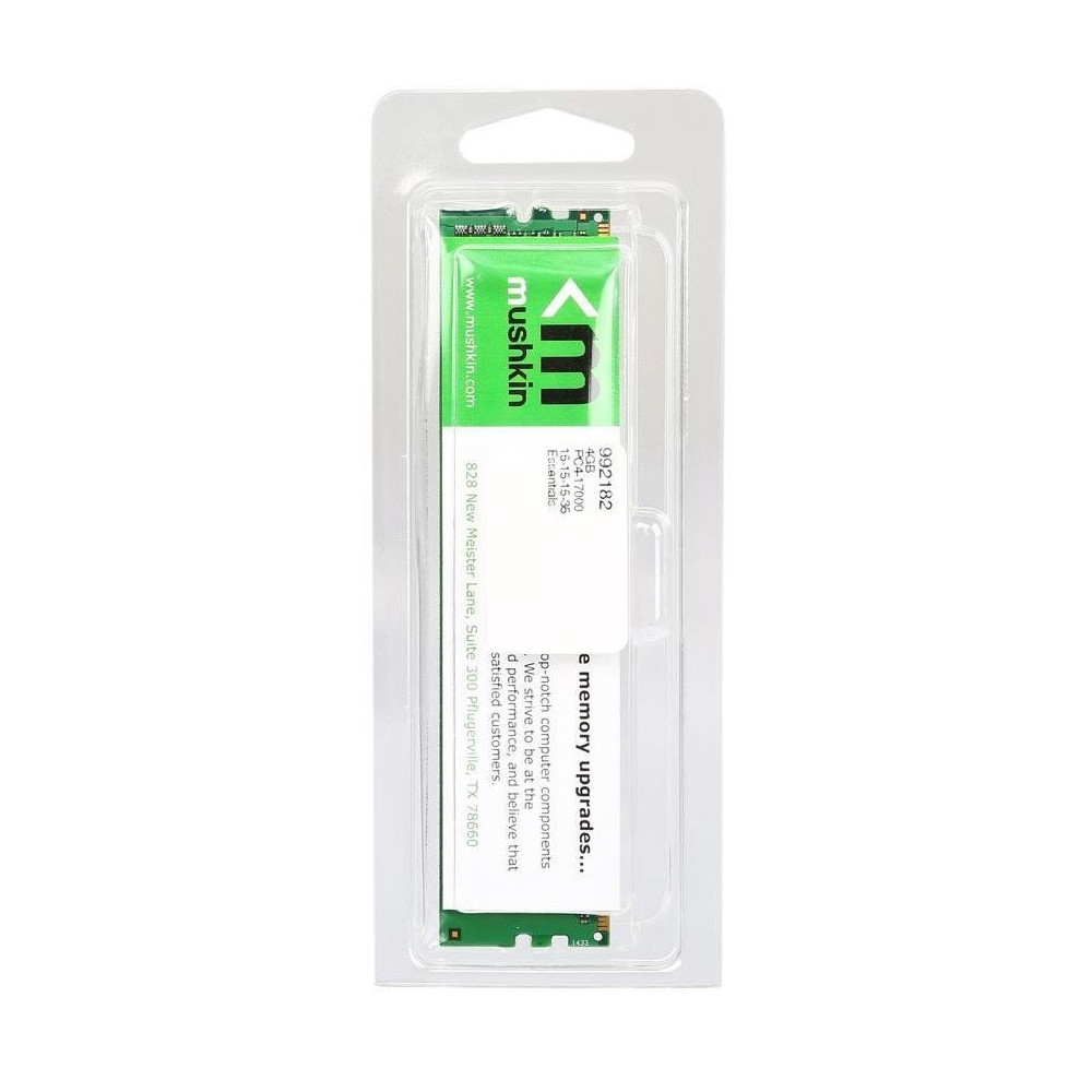 Barrette mémoire Mushkin Essentials UDIMM DDR4 8 Go 3200 MHz