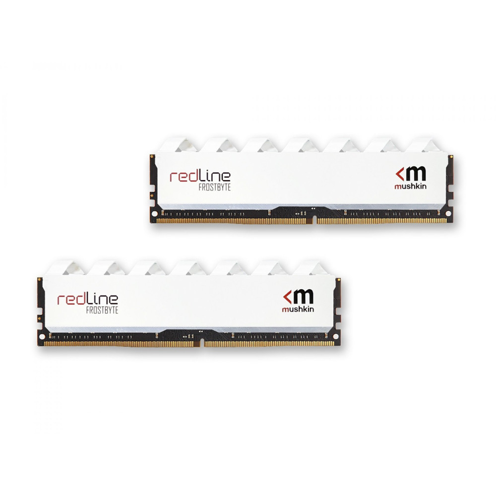 Barrette mémoire Mushkin Redline White DDR4 UDIMM 16 Go (2x 8 Go) 3200 MHz