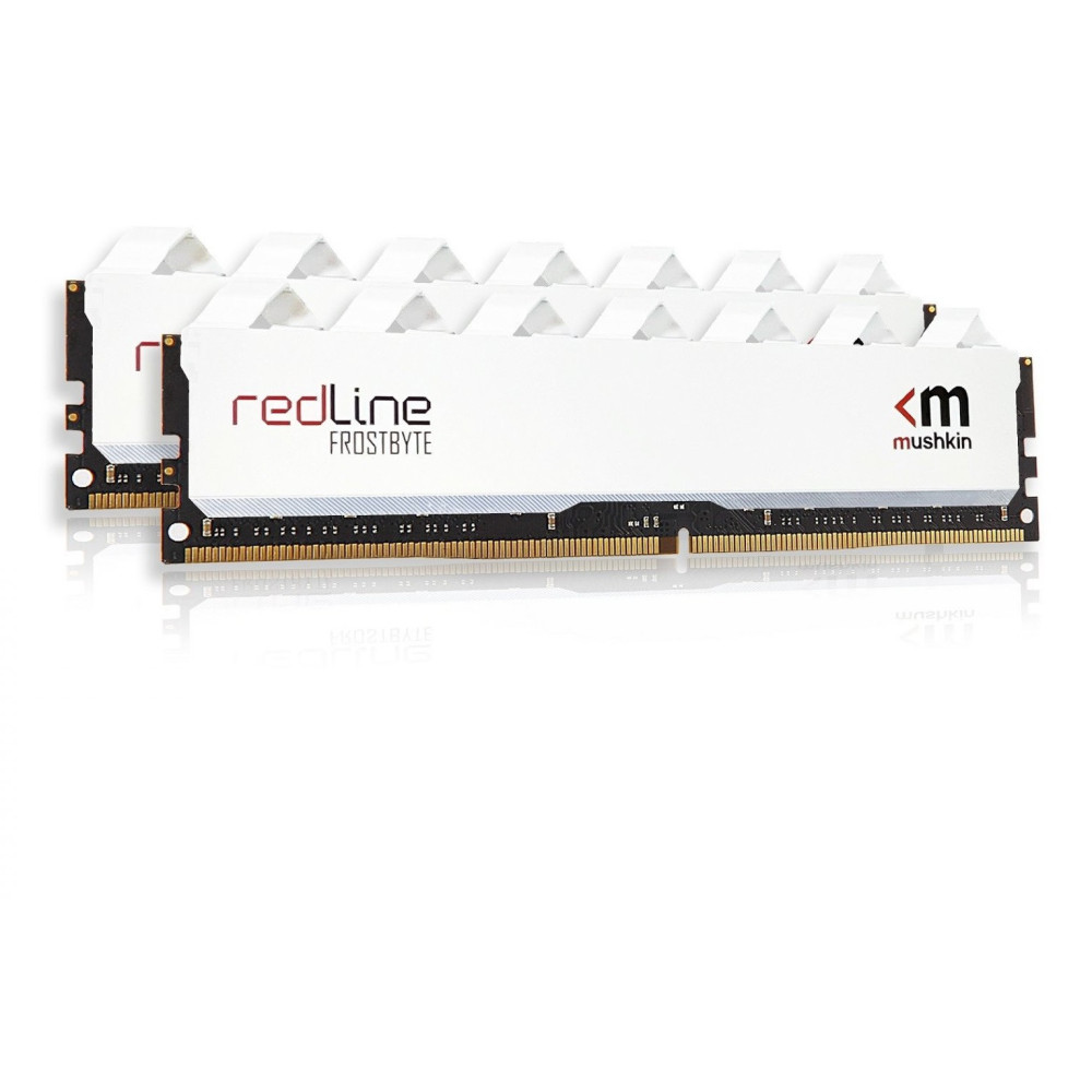 Barrette mémoire Mushkin Redline White DDR4 UDIMM 16 Go (2x 8 Go) 3200 MHz