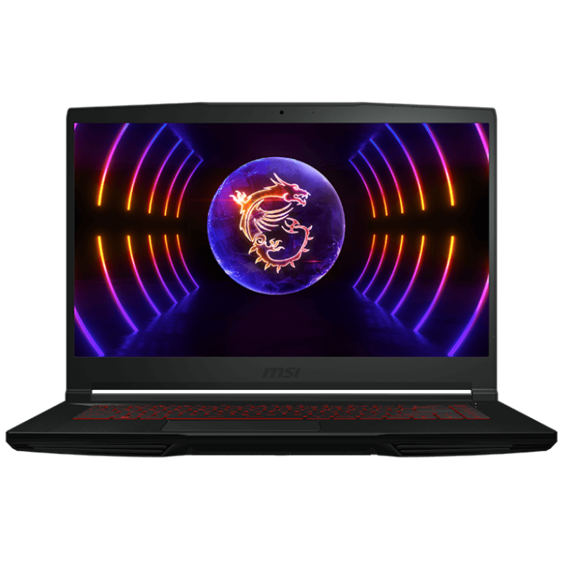Pc portable MSI Gaming GF63 12VF-414XFR / I5-12450H / RTX 4060 8G / 16 Go / Windows 11 Pro Avec Pack Gaming MSI VIGOR GK30 COMBO Offert