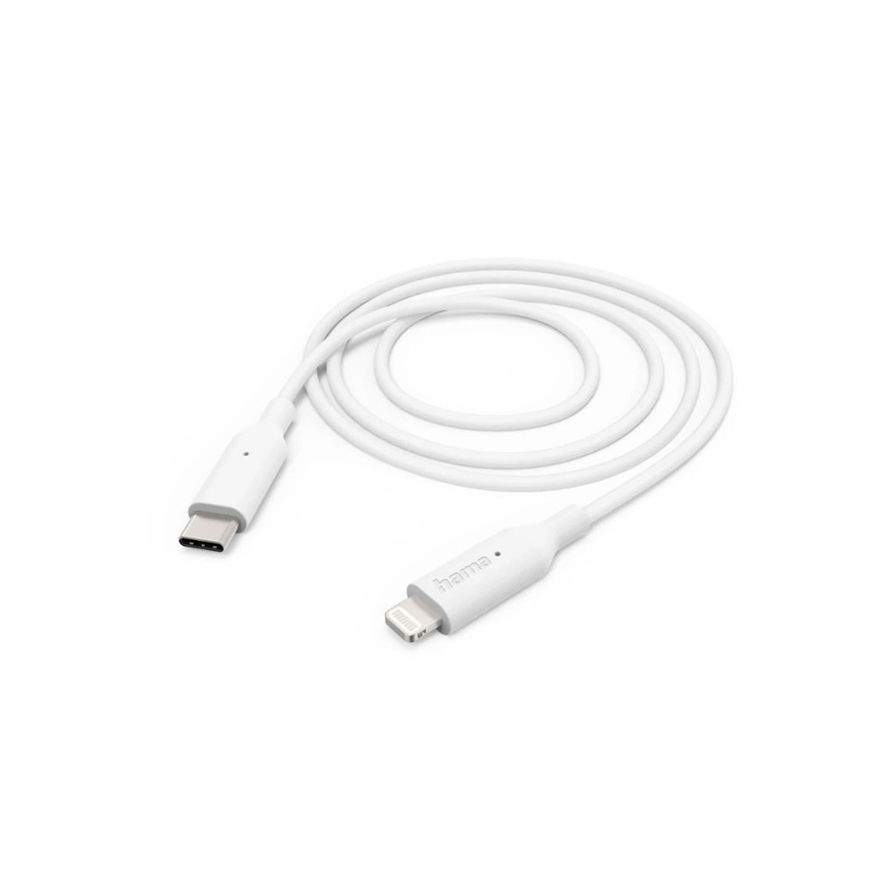 Câble de charge USB-C Vers Lightning HAMA / 1 M / Blanc