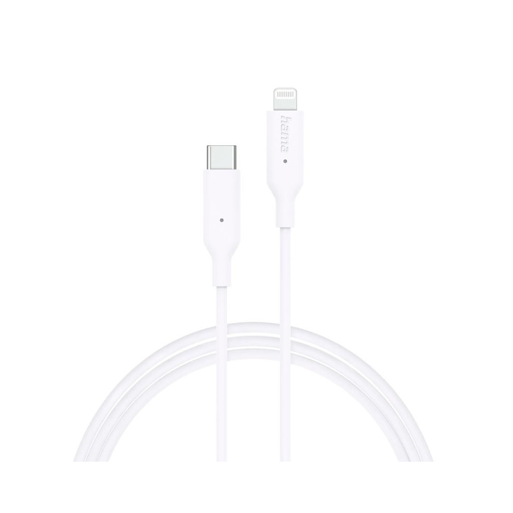 Câble de charge USB-C Vers Lightning HAMA / 1 M / Blanc