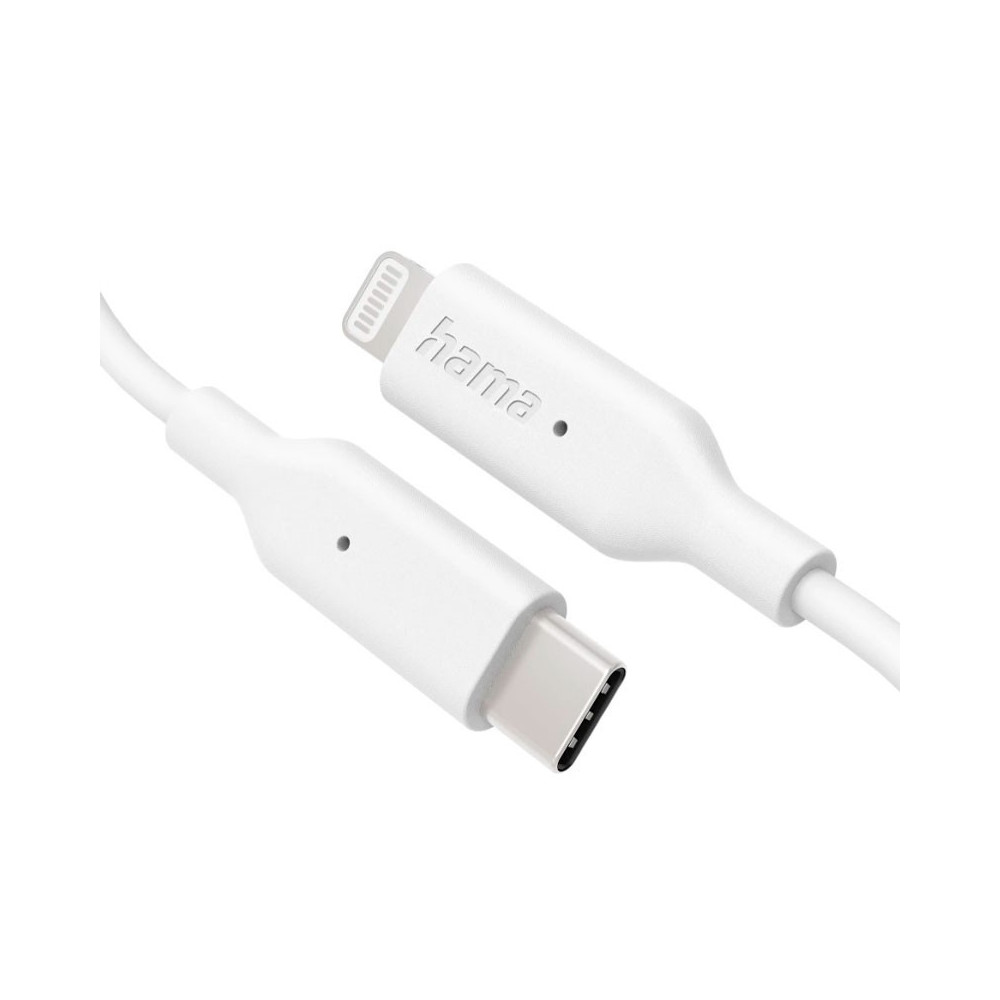 Câble de charge USB-C Vers Lightning HAMA / 1 M / Blanc