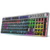 Clavier gaming mécanique Sans Fil RGB Spirit of Gamer XPERT-K1500 / RED SWITCHS / Noir