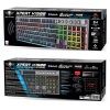 Clavier gaming mécanique Sans Fil RGB Spirit of Gamer XPERT-K1500 / RED SWITCHS / Noir