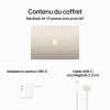 PC Portable Apple MacBook Air M2 (2023) 15" / 8 Go / 512 Go SSD / Starlight