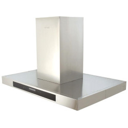 HOTTE CENTRALE FRANCO ILOT-LARA 90X 90 CM / INOX