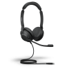 Micro-Casque Jabra Evolve2 30 MS Stéreo / Noir
