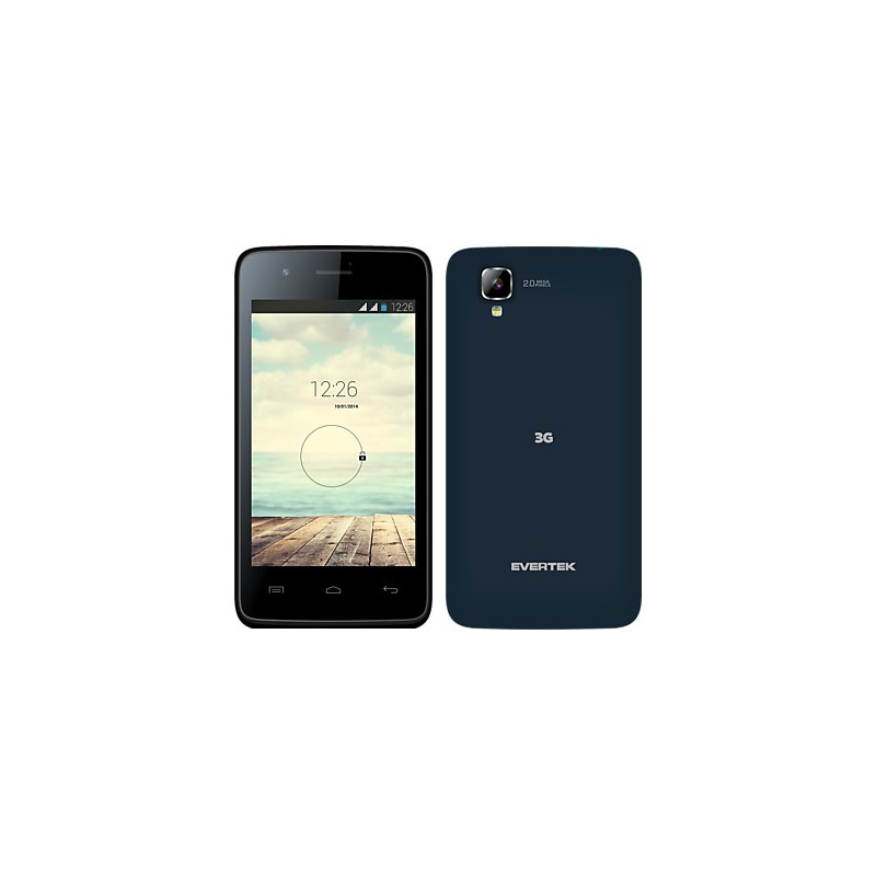 Téléphone Portable Evertek EverGlow D40 / 3G / Double SIM + Puce DATA Ooredoo avec 1 mois (1 Go) d'internet